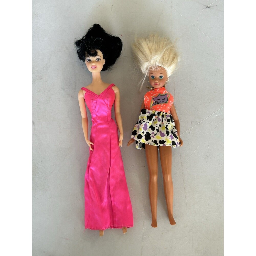 Vintage Doll Lot Pet Pals Courtney Mattel 1987 Disney Electronic Fashion Dolls